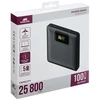 RivaCase Powerbank VA1091 25800 mAh 100W juoda (VA1091_BK)
