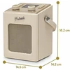 Roberts Radio „Revival Mini 2“ pastelinė kreminė spalva