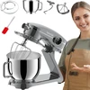 Virtuvinis kombainas Planetinis plaktuvas su 6,5 l dubeniu Lovio ChefMaster, 1 800 W, pilkas