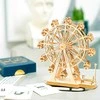 Robotime 3D medinis konstruktorius Apžvalgos ratas-karusėlė