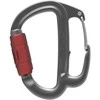 Rock Empire Petzl M042AA00 laipiojimo karabinas, užrakinamas, D formos, aliuminio, pilkas, 1 vnt.