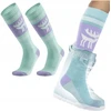 Qunature 037201 ski socks size 37-42 (S/M) - violetinė-žalias