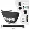 Rockbros G011 Flash Journey trapezoidal handlebar bike bag 0.7 l - juodas