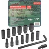 Rockforce Impact lizdų rinkinys 1/2" 15 vnt.