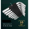 Įrankių rinkinys Rockforce Įrankių rinkinys 142+6el. 1/4", 3/8" i 1/2" (6-kątnych i 12-kątnych) (4-36mm)