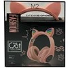 RoGer Cat M2 Bluetooth Ausinės su Cat Ears LED