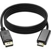 „RoGer DisplayPort“ į HDMI kabelis / 4K x 2K / 1,8M / Juodas