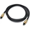 RoGer TOSPD2M SPDIF Toslink optinis garso kabelis 2m, auksinis