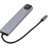 „RoGer“ USB-C šakotuvas 8in1 su USB-C PD / USB 3.0 x2 / RJ45 / HDMI / SD / TF kortelių skaitytuvu