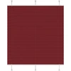 Plisuota žaliuze Bordo raudona 120x150 cm Audinio plotis