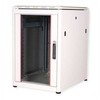 ROLINE 19-col. Netzwerkschrank Pro 16 HE, 600x800 BxT Glastr grau