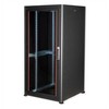 ROLINE 19 colių tinklo spintelė Basic 32 U, 800x800 P x G, stiklinės durys juodos