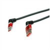 USB kabelis Roline USB-C - USB-A 2 m raudonai juodas (11.02.8346)
