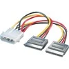 Roline adapteris "Y", 5,25" - 2x SATA - (11.03.1050)