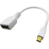 ROLINE 12.03.3163, Mini DisplayPort, DisplayPort, Kištukas, Lizdas, Balta