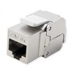 ROLINE Cat.6A (EA klasė) Keystone, RJ-45, STP, be užrakto, be įrankių, sidabrinis