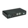 Przełącznik Roline ROLINE Dwugłowicowy przełącznik KVM HDMI 4K@60Hz, 2 komputery, DP/HDMI, audio, su 2-portowym koncentratorem USB 2.0