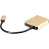 Šakotuvas „Roline Gold“ USB-C stotis / replikatorius (1120-02-12)