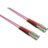 Roline Kabelis światłowodowy duplex 50/125µm OM4, LSH/LSH, LSOH, violetinė, 0,5 m