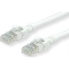 „Roline Patchcord“ – RJ45-2m – UTP – CAT 6a – be halogenų, suvyta – balta (21.15.2762)
