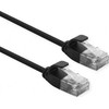 Roline Patchcord ROLINE UTP duomenų centras 6A (EA klasė), LSOH, plonas, juodas, 5 m