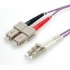 Roline fiber- optinis laidas, 50 / 125um, LC- SC, OM4, 3m, violetinė (21.15.8763)