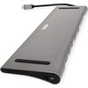 Roline prijungimo stotis ROLINE kelių prievadų prijungimo stotis USB 3.2 Gen 2 Type C, 4K HDMI/Mini DP, VGA, USB, Kaartlezer, PD, LAN, Audio