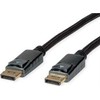 Roline ROLINE Kabelis DisplayPort, DP v1.4, M/M, juoda/sidabrinė, 1 m