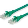 Roline ROLINE – Patch – Kabelis – RJ-45 (M) iki RJ-45 (M) – 2 m – UTP – CAT 6a – Be halogenų, formos, suvytas – žalias (21.15.2732)