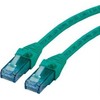 Roline ROLINE – pataisomasis kabelis – RJ-45 (M) iki RJ-45 (M) – 10 m – UTP – CAT 6a – be halogenų, suformuotas, suvytas – žalias (21.15.2737)