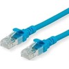 Roline ROLINE – Patch – Kabelis – RJ-45 (M) iki RJ-45 (M) – 2 m – UTP – CAT 6a – Be halogenų, formos, suvytas – mėlynas (21.15.2742)