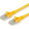Roline ROLINE – Patch – Kabelis – RJ- 45 (M) iki RJ- 45 (M) – 1,5 m – SFTP, PiMF – CAT 6 – be halogenų, formos, suvytas – geltonas (21.15.2624)