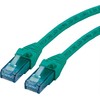Roline ROLINE – Patch – Kabelis – RJ-45 (M) iki RJ-45 (M) – 15 m – UTP – CAT 6a – Be halogenų, formos, suvytas – žalias (21.15.2738)