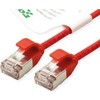 Roline ROLINE Žalias F/UTP DataCenter Patchkabel Cat.6A (EA klasė), LSOH, extra dun, rood, 5 m