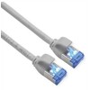 Roline ROLINE S/FTP tinklo kabelis Cat.6A / Class EA, LSOH, Slim PoE, pilkas, 3 m
