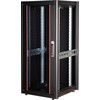 ROLINE tinklo spintelė Basic 48,26 cm 19 colių 26U 600x800 WxD stiklinės durys juodos