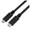 USB kabelis Roline USB-C - USB-C 3 m, juodas (556 vnt.)