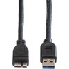 „Roline USB-A“ – „microUSB“ USB laidas, 2 m, juodas (JAB-809445)