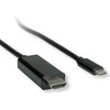 „Roline“ USB kabelis juodas (JAB-3752630)