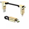 Rollingsquare Kabelis USB inCharge X 7 cm 100 W USB-C/Lightning/M.USB Kremas (X03WR)
