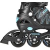 Riedučiai/ledo ritulio pačiūžos Nils Extreme NH11912 juodi-mėlyni - PU70 mm/82A (S 31-34)
