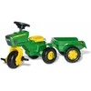 Rolly Toys 052769 John Deere triratis Rolly-Kid traktorius su priekaba