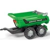Rolly Toys Priekaba Mega Tipper Traktoriui, Žalia, Dvigubas Ašies