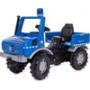 Pedalinis sunkvežimis policijos automobilis Rolly Toys RolliUnimog Mercedes-Benz