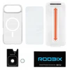 Telefonų dėklas - Roobix 3-in-1 Combo Kit iPhone 17 Air MagSafe, skaidrus