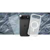 Telefonų dėklas - Roobix 3-in-1 Combo Kit iPhone 17 Air MagSafe, skaidrus