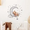 Room Decor KAMBARIO Dekoras SIPO-WS63037 SIENOS LIPDUKAS MEŠKIUKAS GULINTIS ANT MĖNULIO