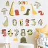 ROOM Decor SIPO-WS63049 NAKLEJKI NA ŚCIANĘ CYFRY DINO