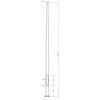 ROSA ROŽINIS SAL-4 INOX C45 STULPAS