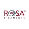 3D plastikas ABS+ 1.75mm 1kg Rosa3D - Baltas